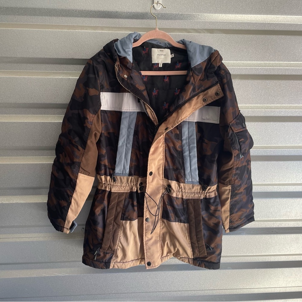 Munthe navigate coat in camo